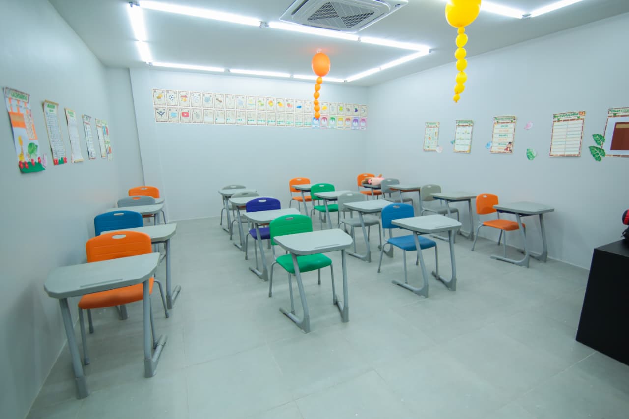 Sala da Educação Infantil colorida e decorada